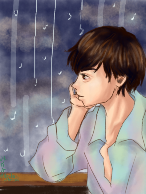 ワンドロ「太陽のナミダ」 ibisPaint