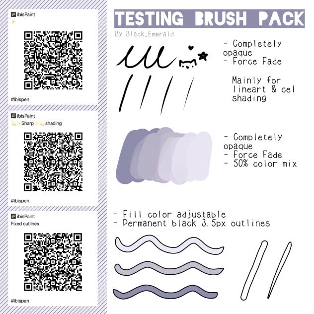 Testing brush pack