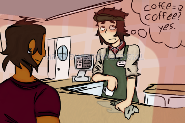 Coffee Shop - Aletyler Au - ibisPaint