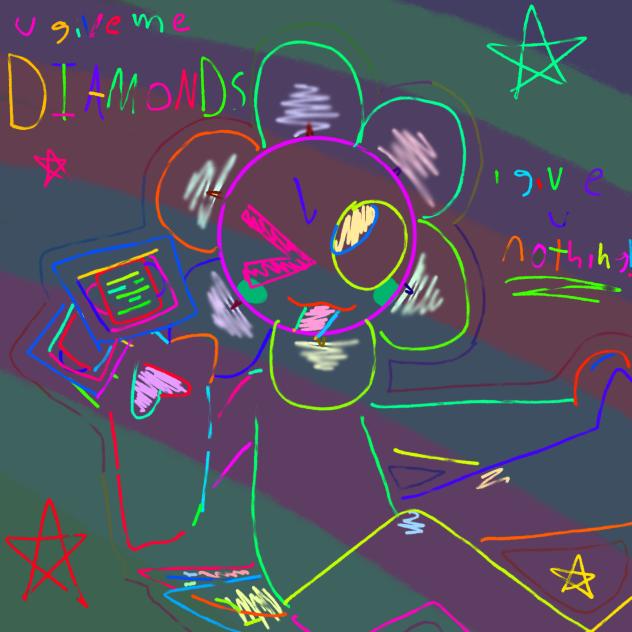 “U give me diamonds !” - ibisPaint