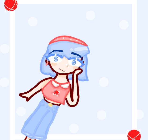 Redraw of 💙❤️