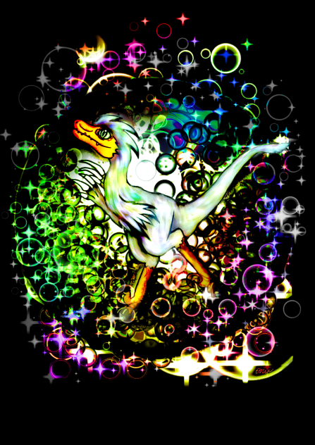 虹色ラプトル