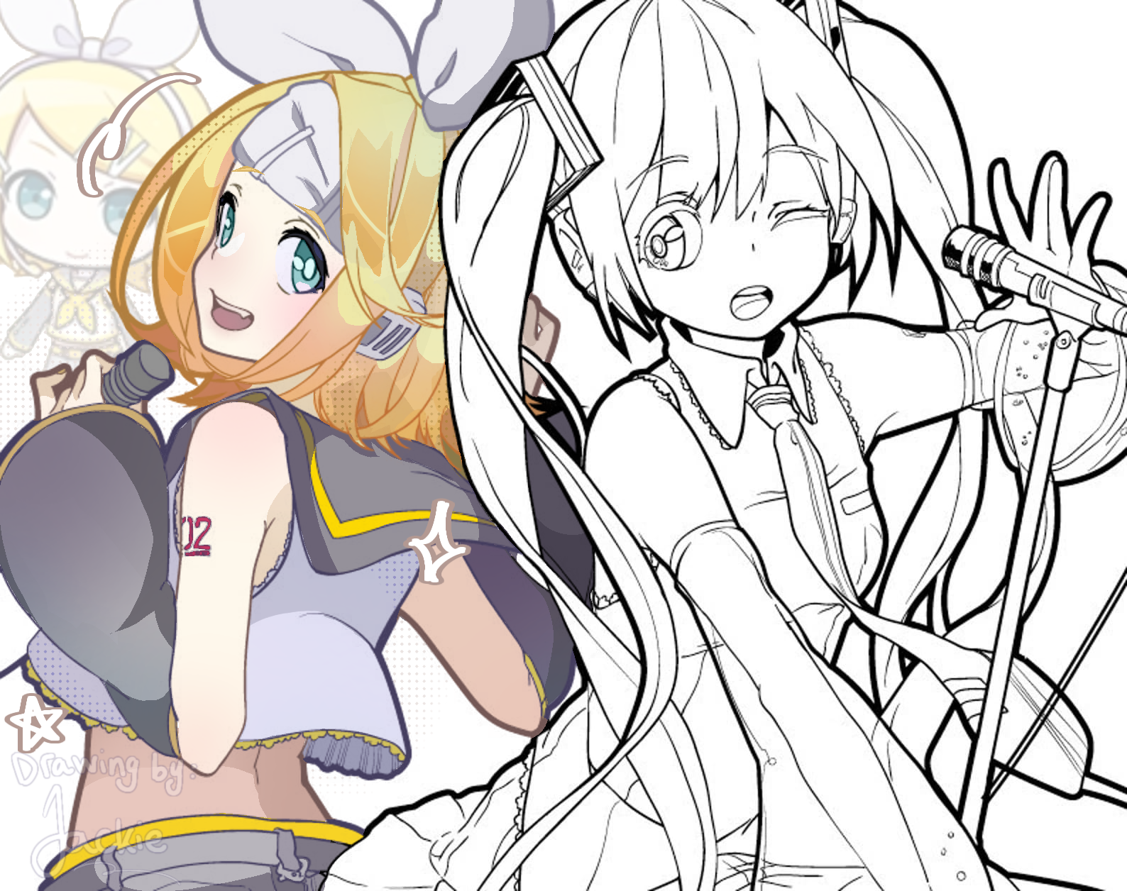 yay coloring collab!! ( ^∇^) - ibisPaint