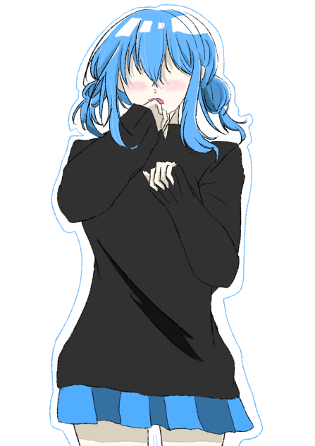 「命が絶える、その日まで」のマイちゃんを描きました2。