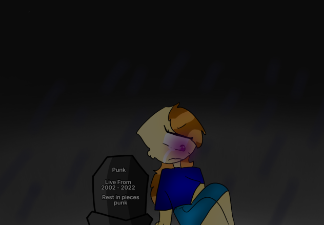 in punk Graveyard collab😔