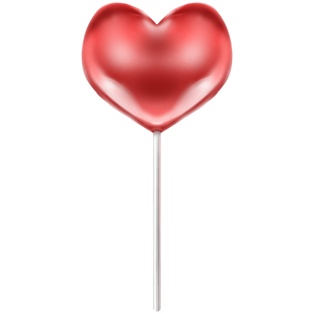 heart lollipop