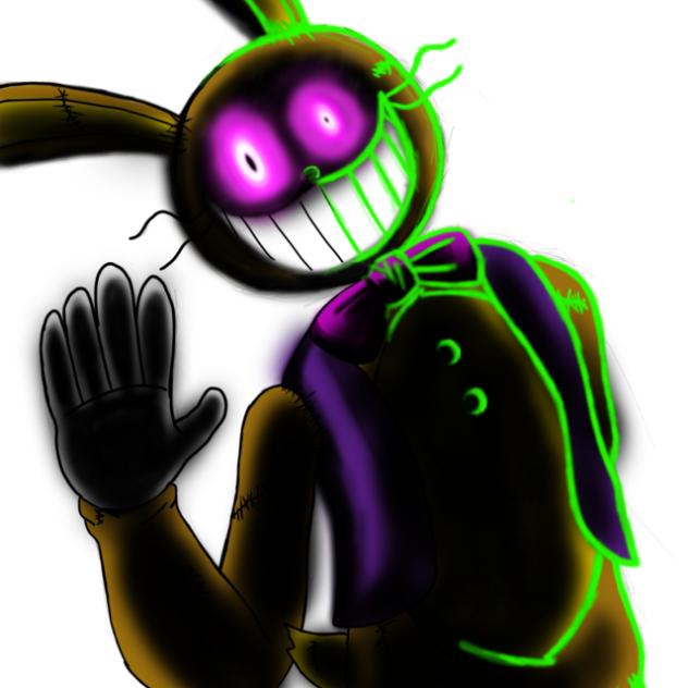 Glitchy Glitchtrap animation