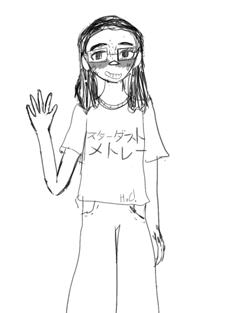 quick doodle of myself