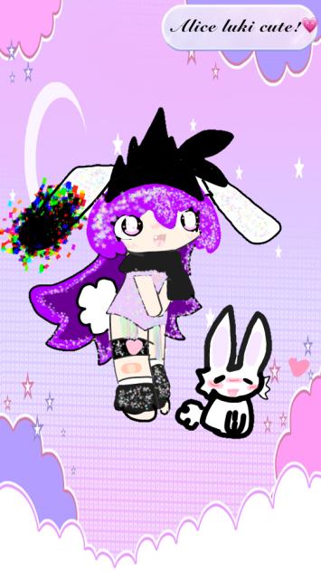 Alice luki cute! Rabbit!💗🩹