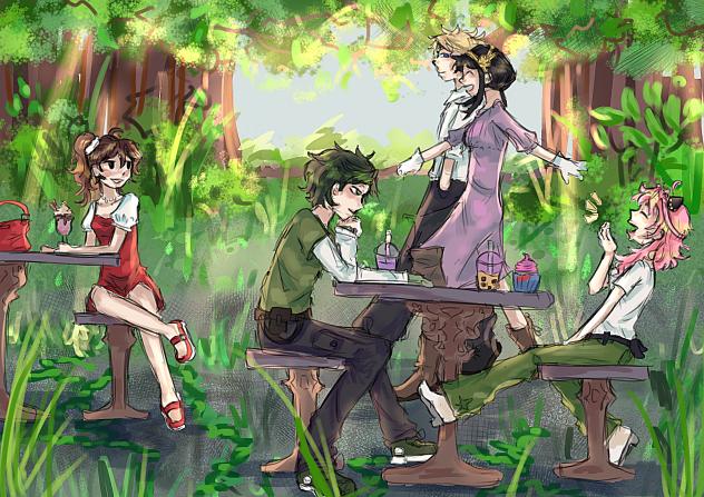 Recreating my old drawings again! ^v^