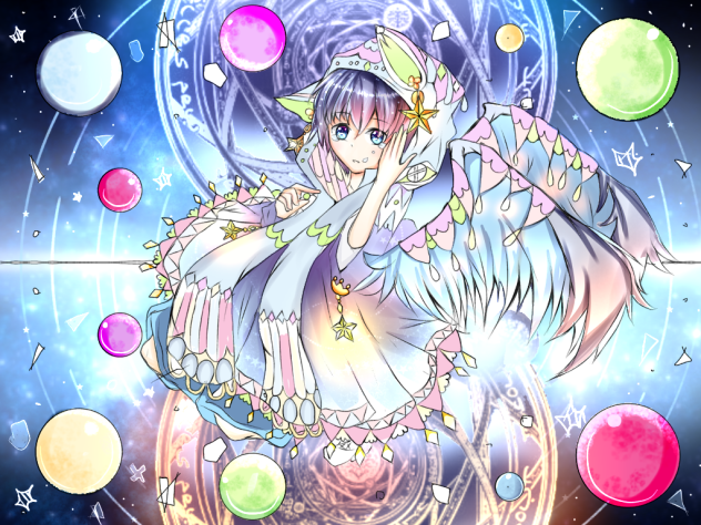 ビー玉の中の宇宙の旅 Ibispaint