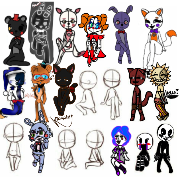 fnaf position collab