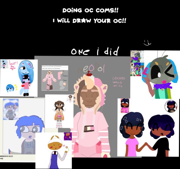 doing oc coms!!