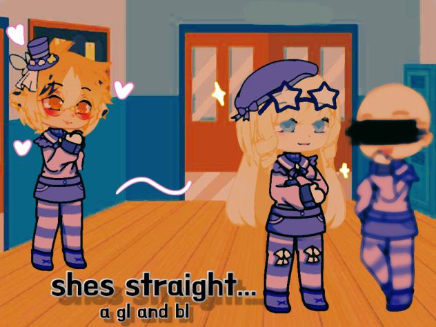 she's straight... (gl) (bl)