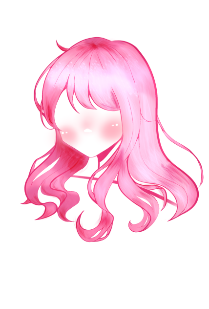 I colored the hair