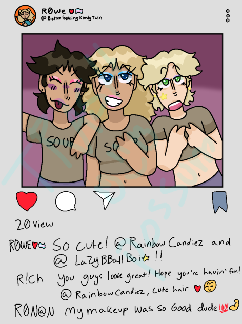 Rowena makes a post!