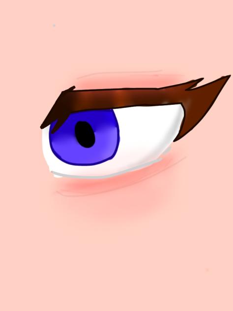 Drawing an realistic gacha eye