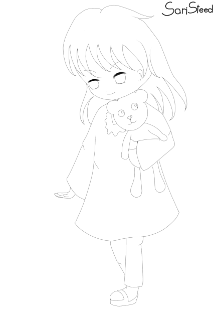 at the fair(lineart)