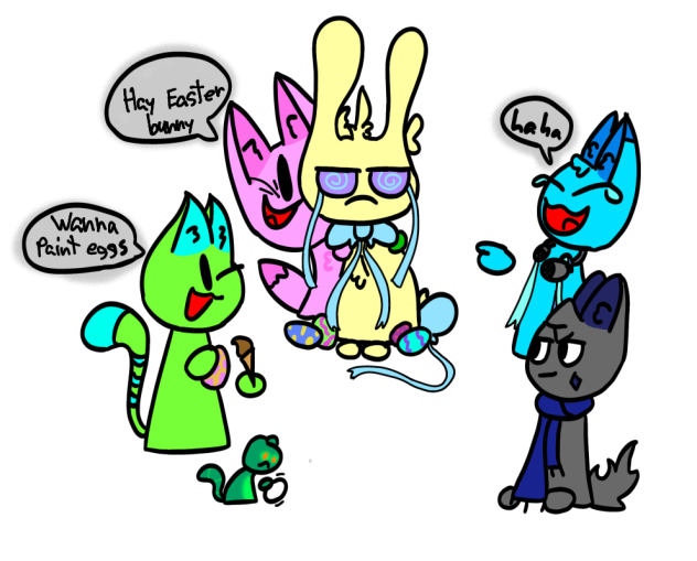 Happy Easter from the masked crew