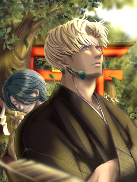 「弟分の帰りを待つ兄貴分二人💕」