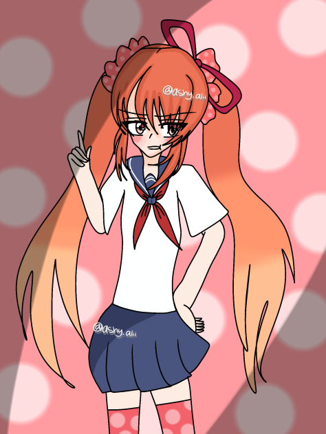 Fanart of Osana Najimi from Yandere Sim!