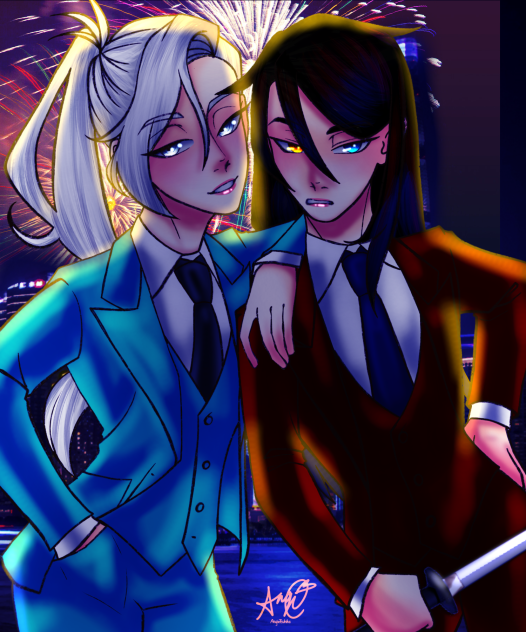 Inktober Day 2 - Suit(s) 👔