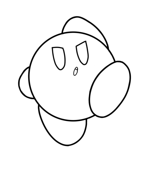 カービィ線画 Ibispaint