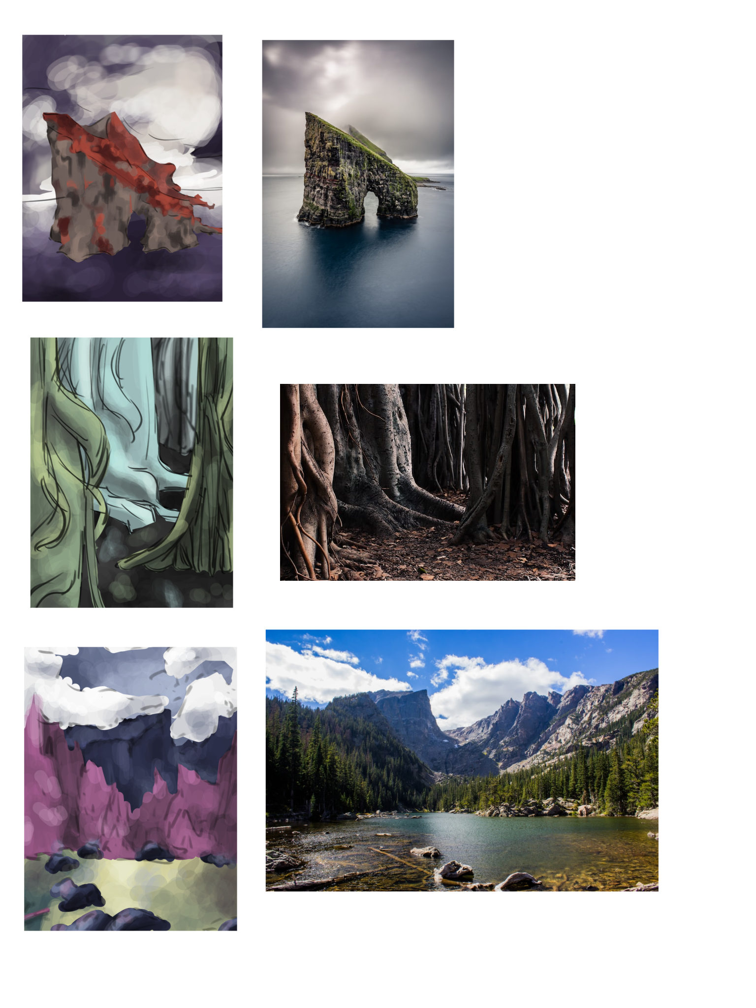 environment studies - ibisPaint