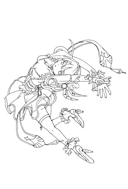 線画】加賀見まさら（マギアレコード） - ibisPaint