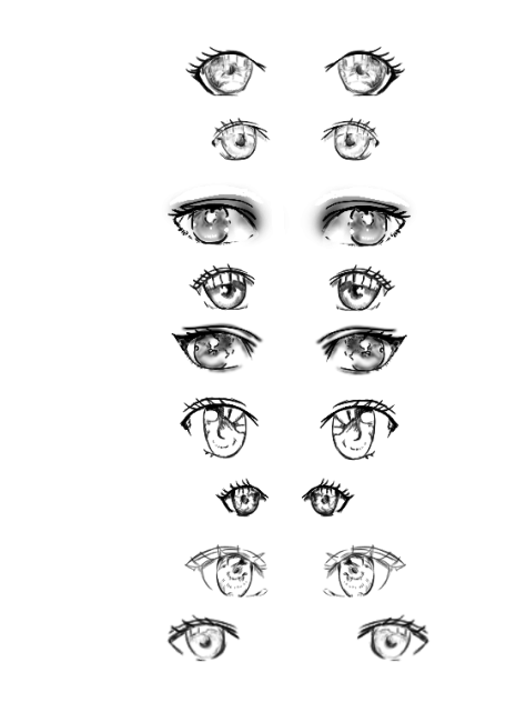 Anime eyes material