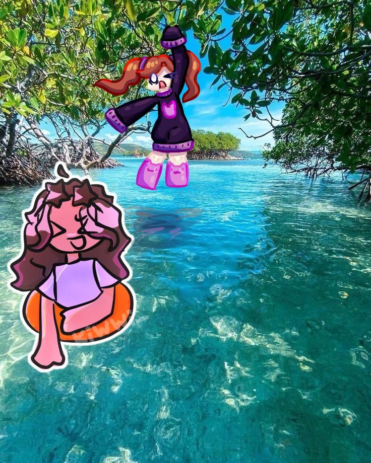 swim collab - ibisPaint
