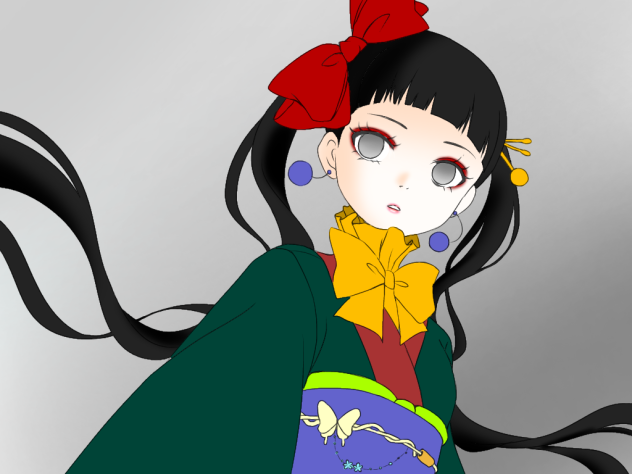 母に色を決めてもらいました