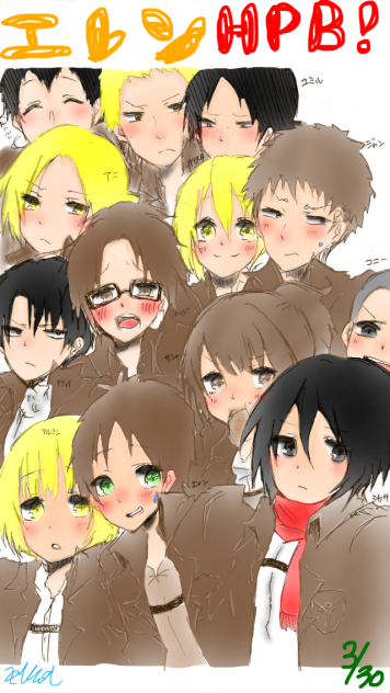 エレンお誕生日おめでとう！  塗らせていただきました(((