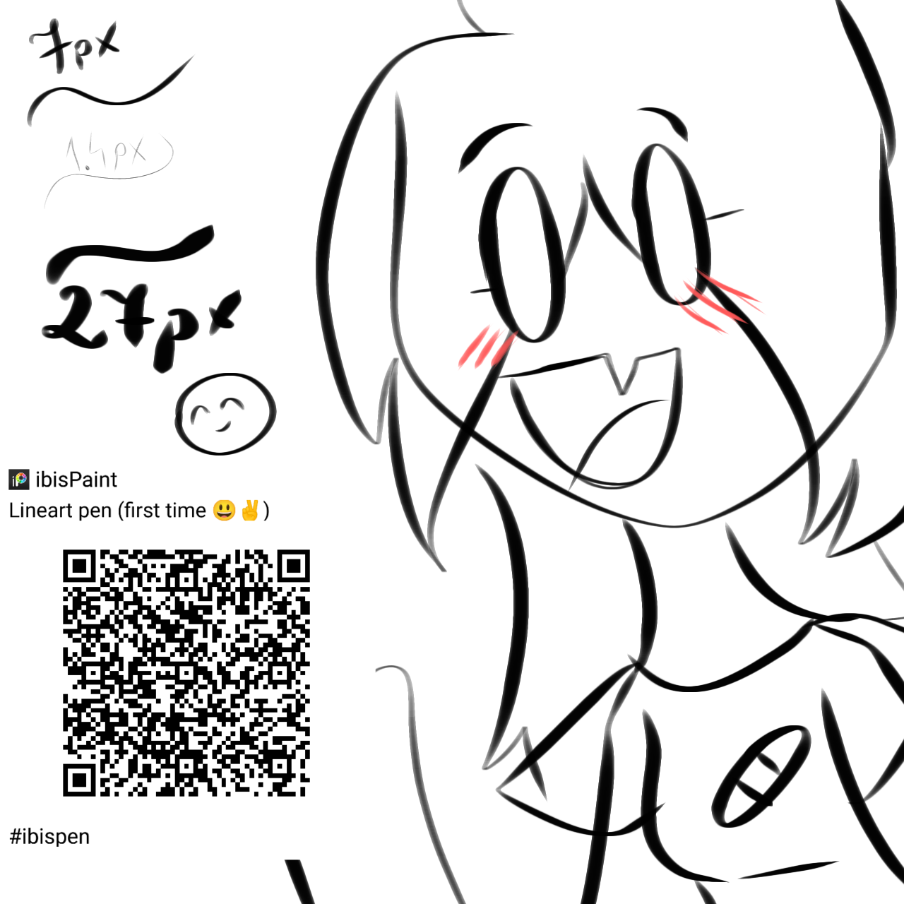 Lineart pen! ibisPaint