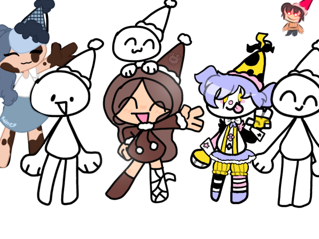 Party hat collab 👌 - ibisPaint