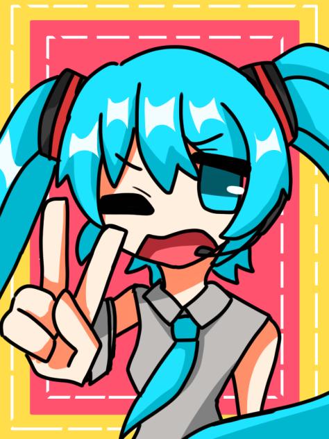 落書きミク