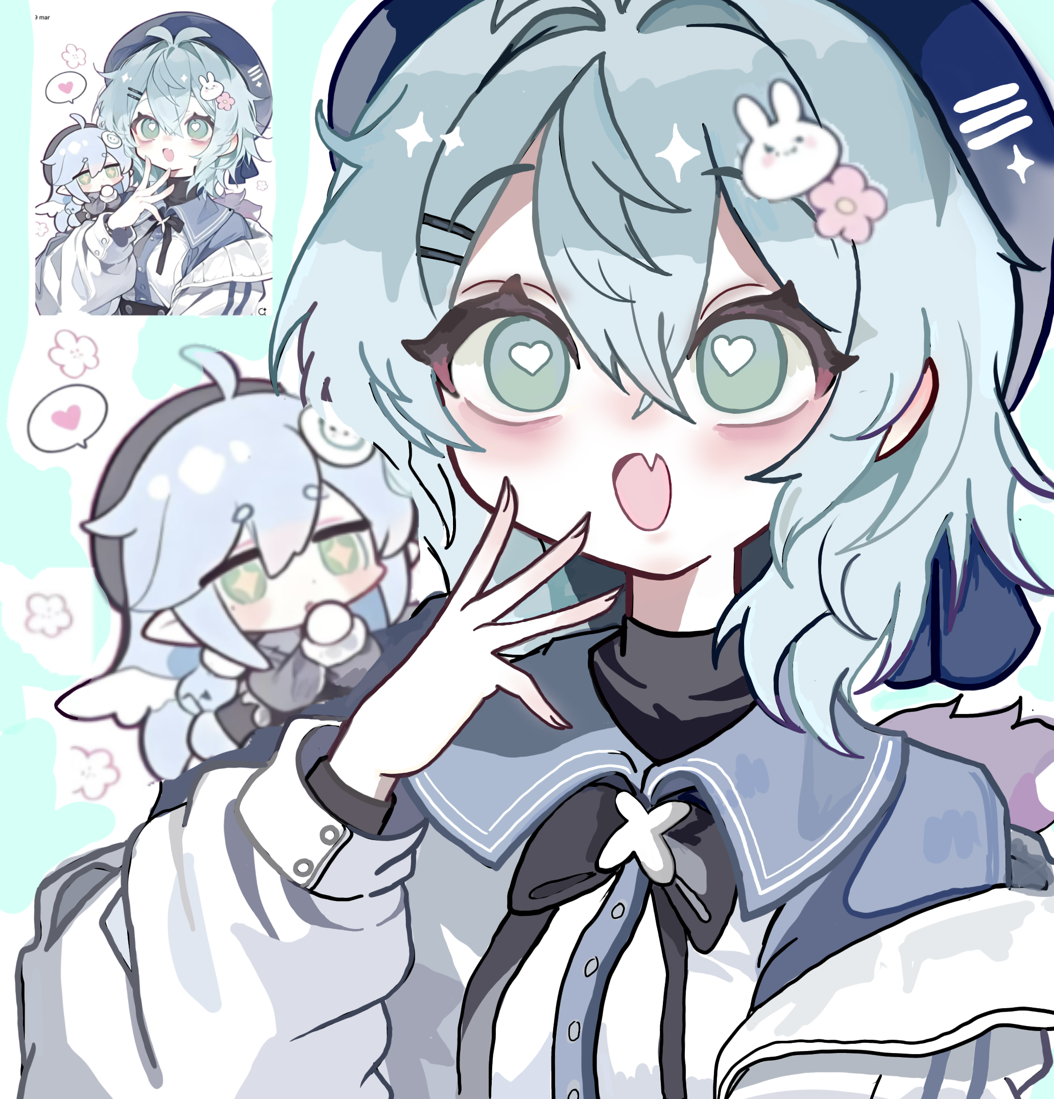 Progres finaly girl 🩵 💙🥀 - ibisPaint