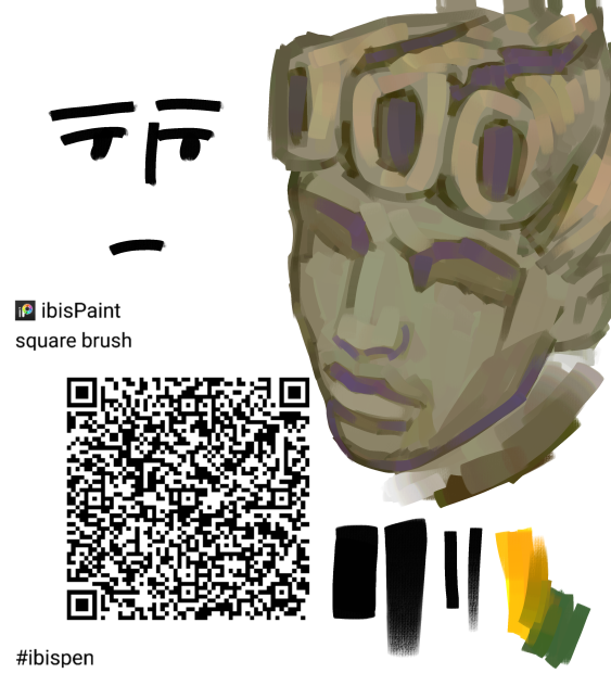 Square painting brush