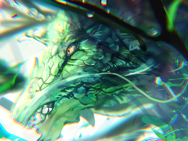 深緑の竜