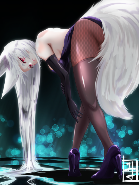 「狐にバニー衣装って・・o(｀ω´ )o」