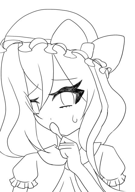 フラン線画