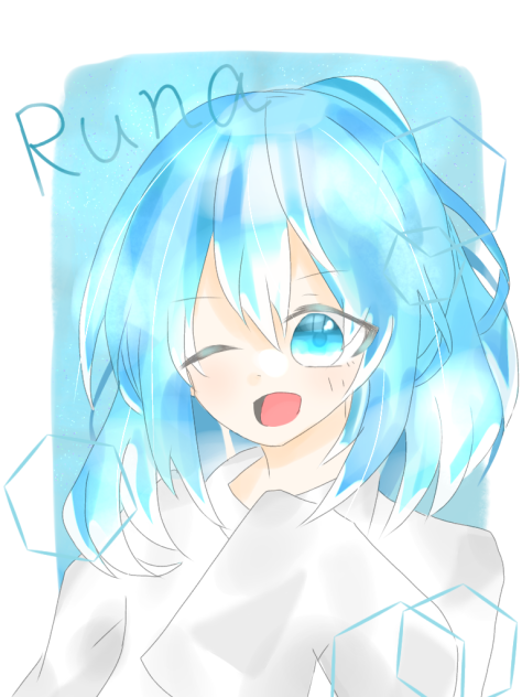 るなちゃん色塗り!!