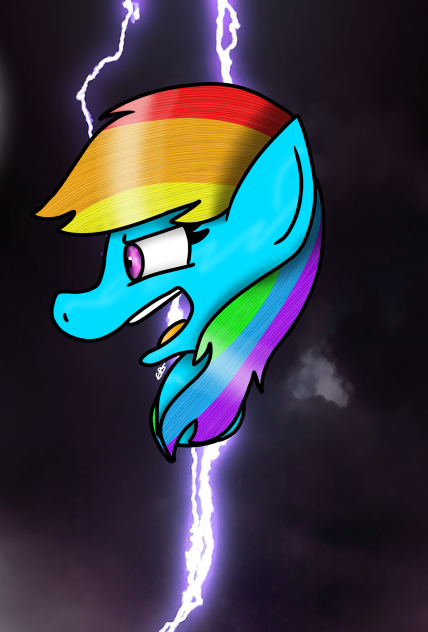 Rainbow Dash fan art - ibisPaint