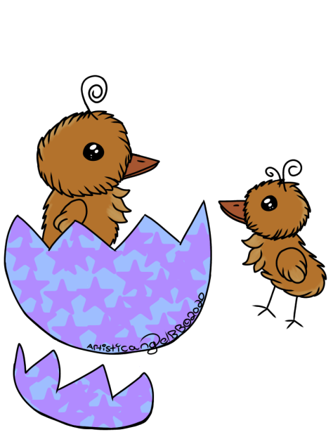 Brownish Easter Chicks - Speedpaint