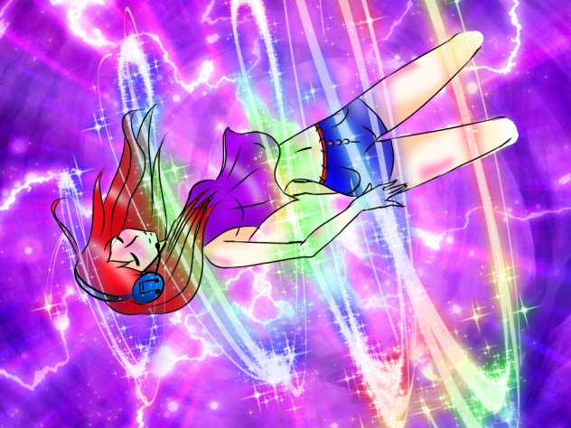 Falling with Music (Speedpaint) - ibisPaint