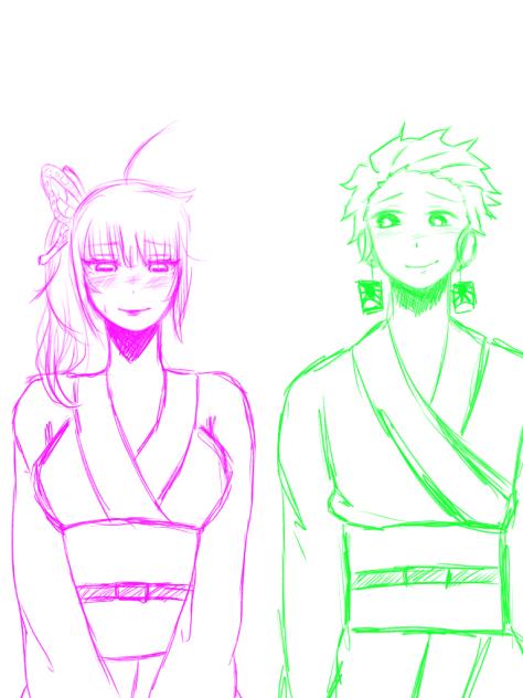 tanjiro and kanao should I color it❤️