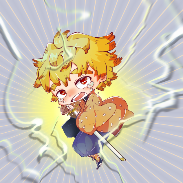 善逸ちびキャラ(2次創作)