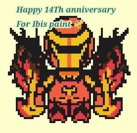 Happy 14th birthday Ibis Paint🔥🔥