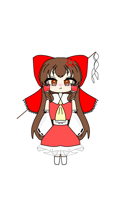 博麗の巫女立ち絵風2