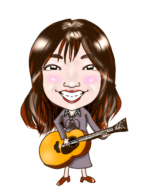 似顔絵　井上苑子